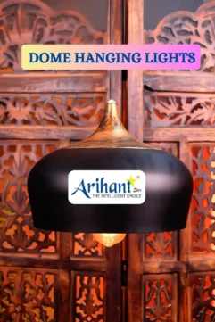 Arihant Star 300mm Ceiling Hanging Dome Light For Home, Restaurant, Hotel, Living Room In India - Pendant Light