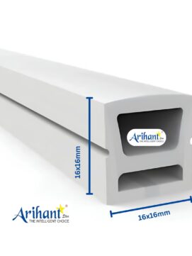 Arihant Star 16mm Flexible Profile Light Channel (16x16)mm For Led Strip Or Curved Profile Light